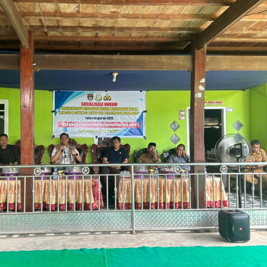 Sosialisasi Hukum Tingkatkan Kesadaran Masyarakat Cegah Sengketa Tanah dan Pencemaran Nama Bai