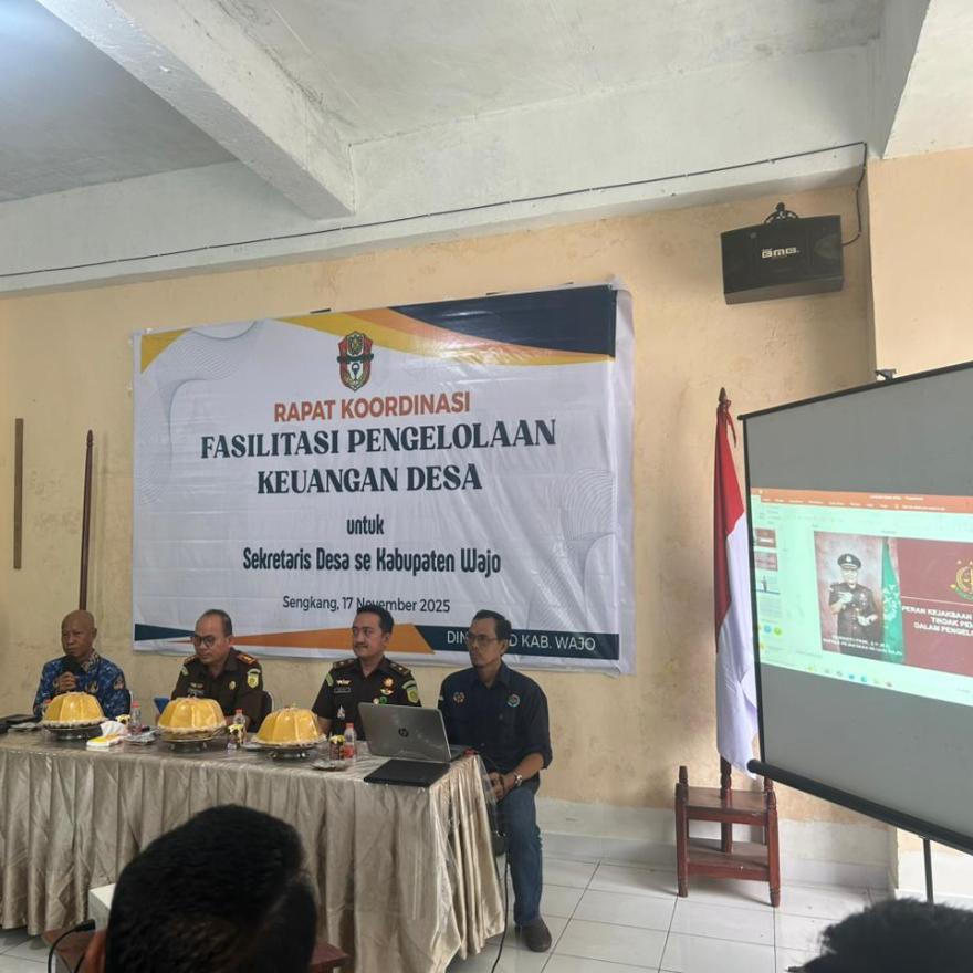 Pengelola Keuangan Desa Diperkuat Melalui Kegiatan Fasilitasi di Gedung Dakwah Muhammadiyah Sengkang