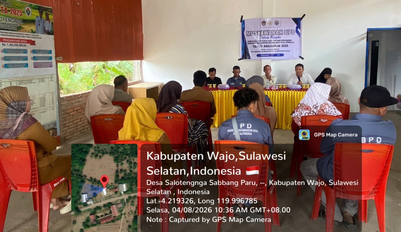 MUSYAWARAH BPD DALAM RANGKA PENETAPAN PERATURAN DESA TENTANG PERUBAHAN APBDesa TAHUN ANGGARAN 2026