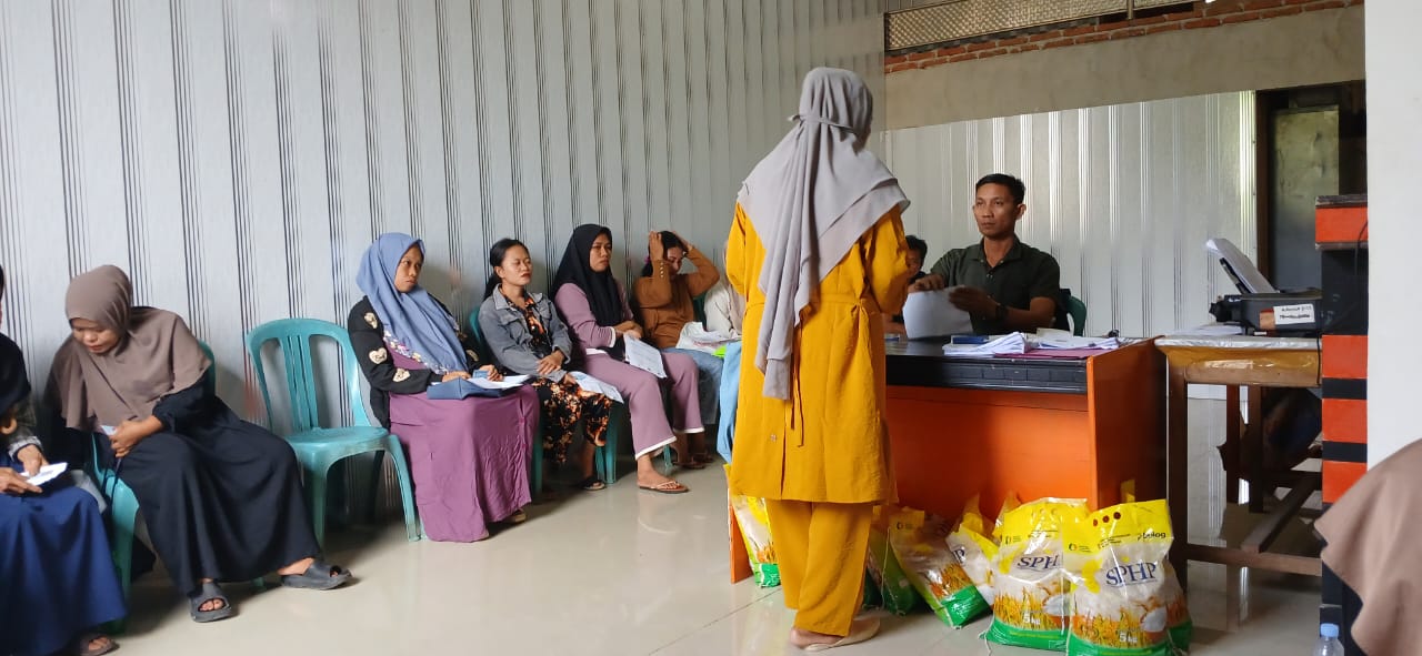 Kegiatan Pendampingan Penyaluran BLT Kesra Kelurahan Sompe